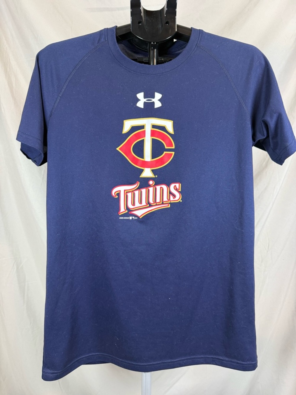 Under Armour Minnesota Twins MLB Licensed T Shirt - Navy - Youth XL